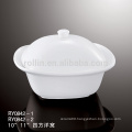 Export ceramic square tureen with lid